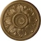Ekena Millwork Edinburgh Ceiling Medallion (Fits Canopies up to 5 1/4"), Hand-Painted Pale Gold, 18"OD x 1 3/4"P CM18EDPAS - alternate 1